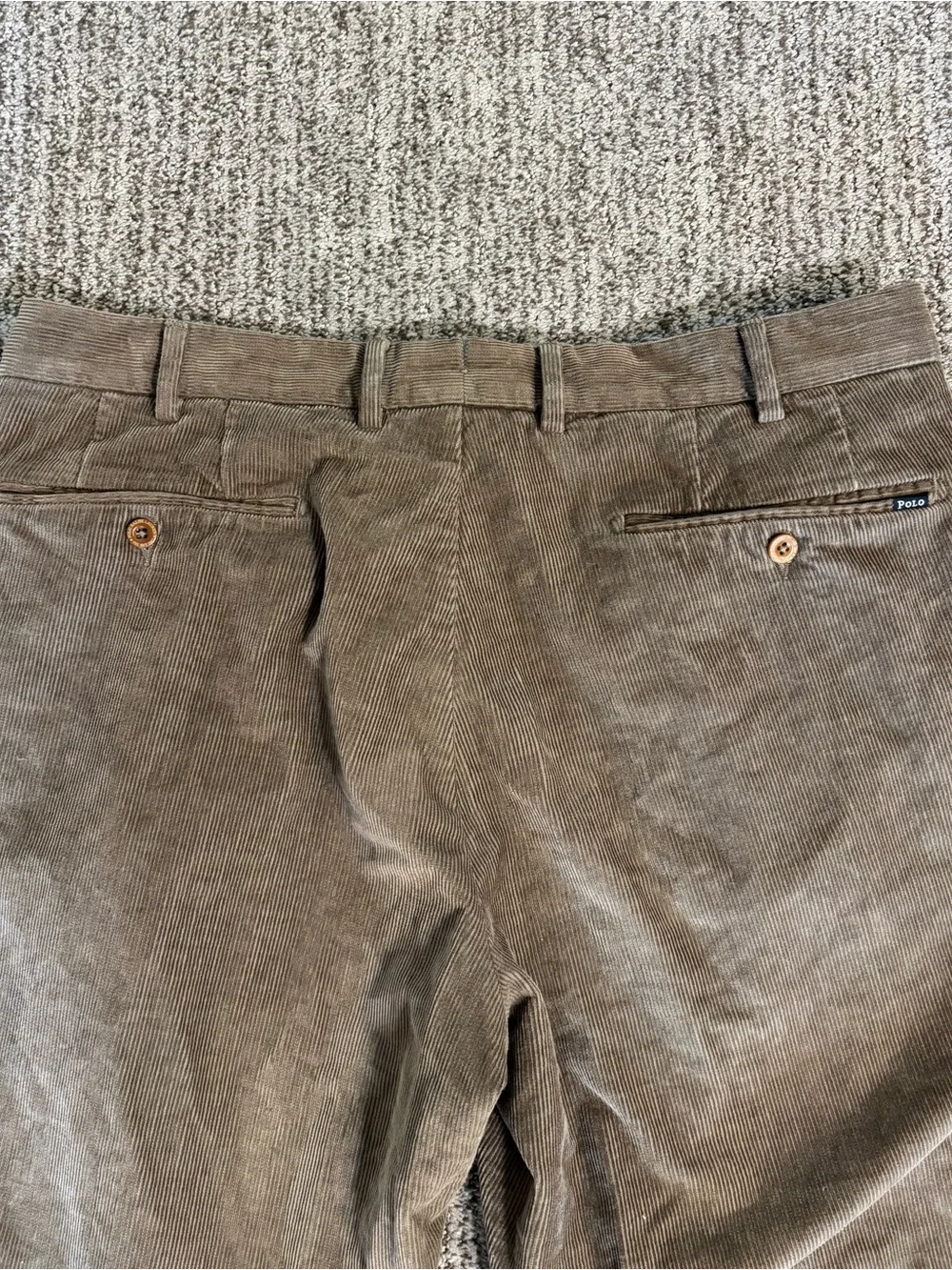 Men's Vintage Polo Ralph Lauren Preppy Fit Corduroy Pants size 33/32